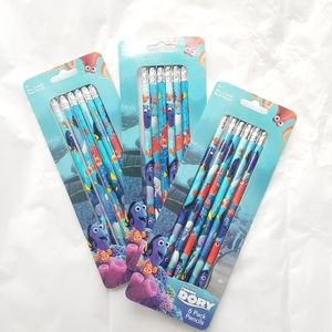 🍒 5/$20 new 3pk Finding Dory Pencils 18ct total